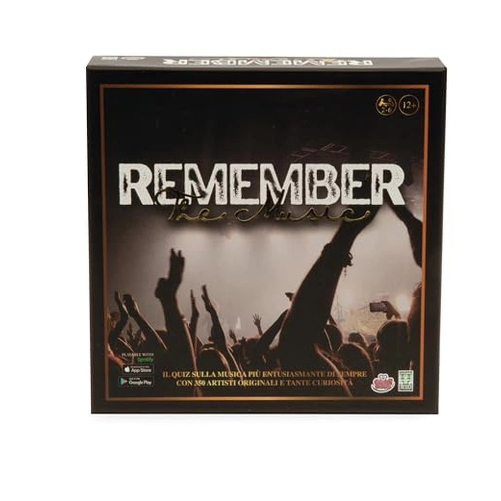 Grandi Giochi - Remember The Music - Brettspiele - 12+ - Interaktives Trivia - GRGREM00000 - Italienische Edition