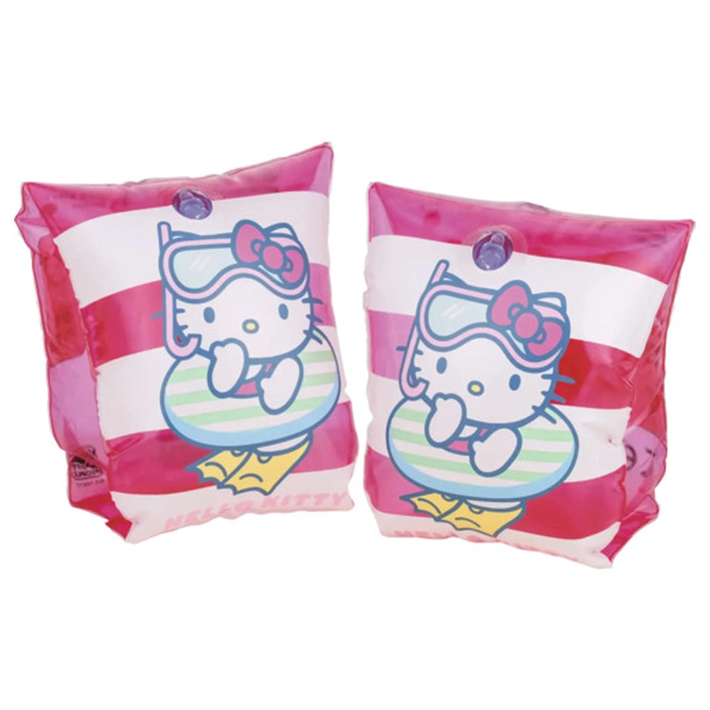 Happy People - Beach Toys - Hello Kitty Inflatable Armbands - Pink - 1-6 Yrs