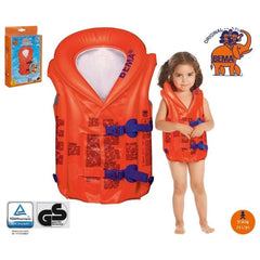 Happy People - Bema Opblaasbaar Redvest Van 2-6 Jaar 15-30Kg Oranje/Blauw 30X42Cm