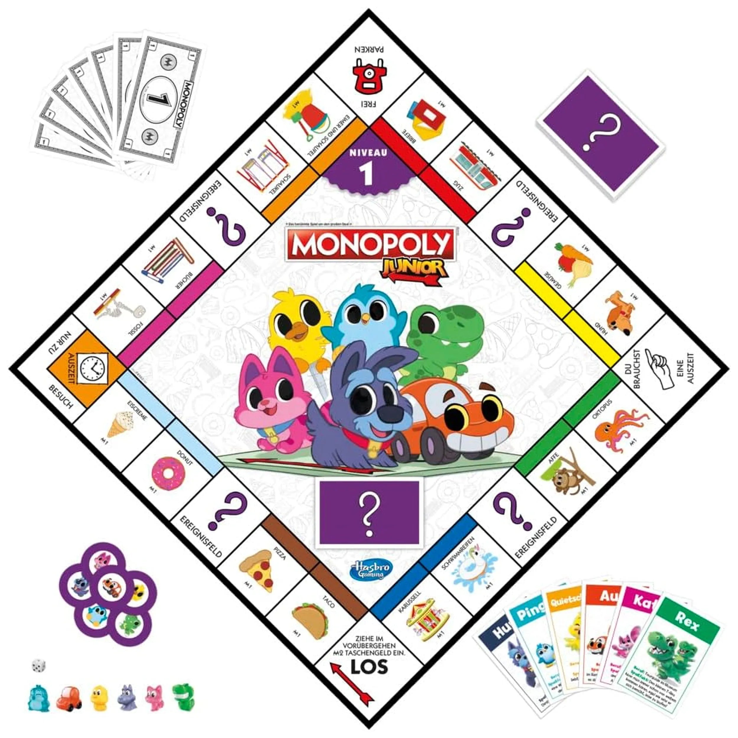 Hasbro - Monopoly Junior 2 in 1 Board Game - German Edition