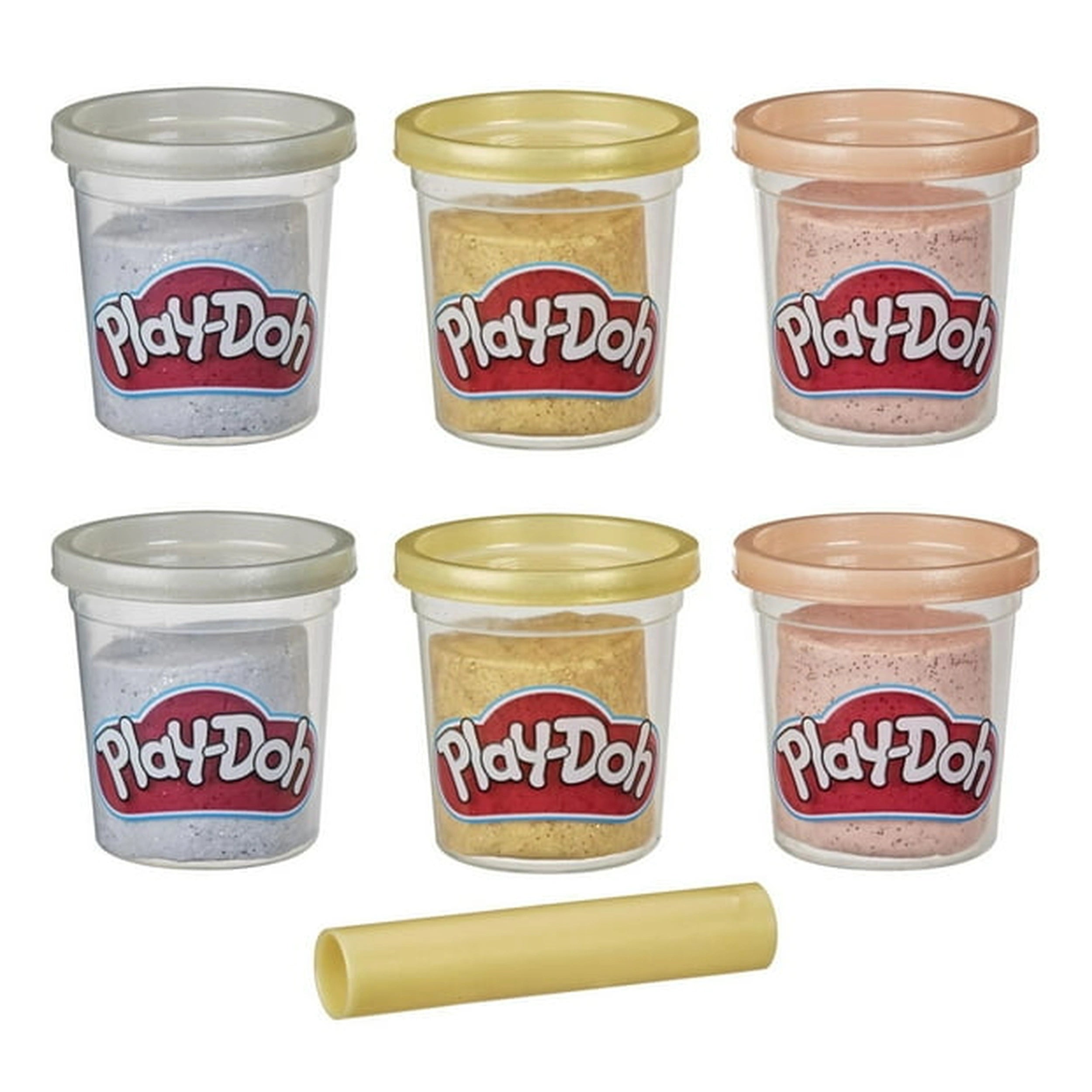 Hasbro - Play Doh Metallics Compound Collection - Clay and Modeling Dough