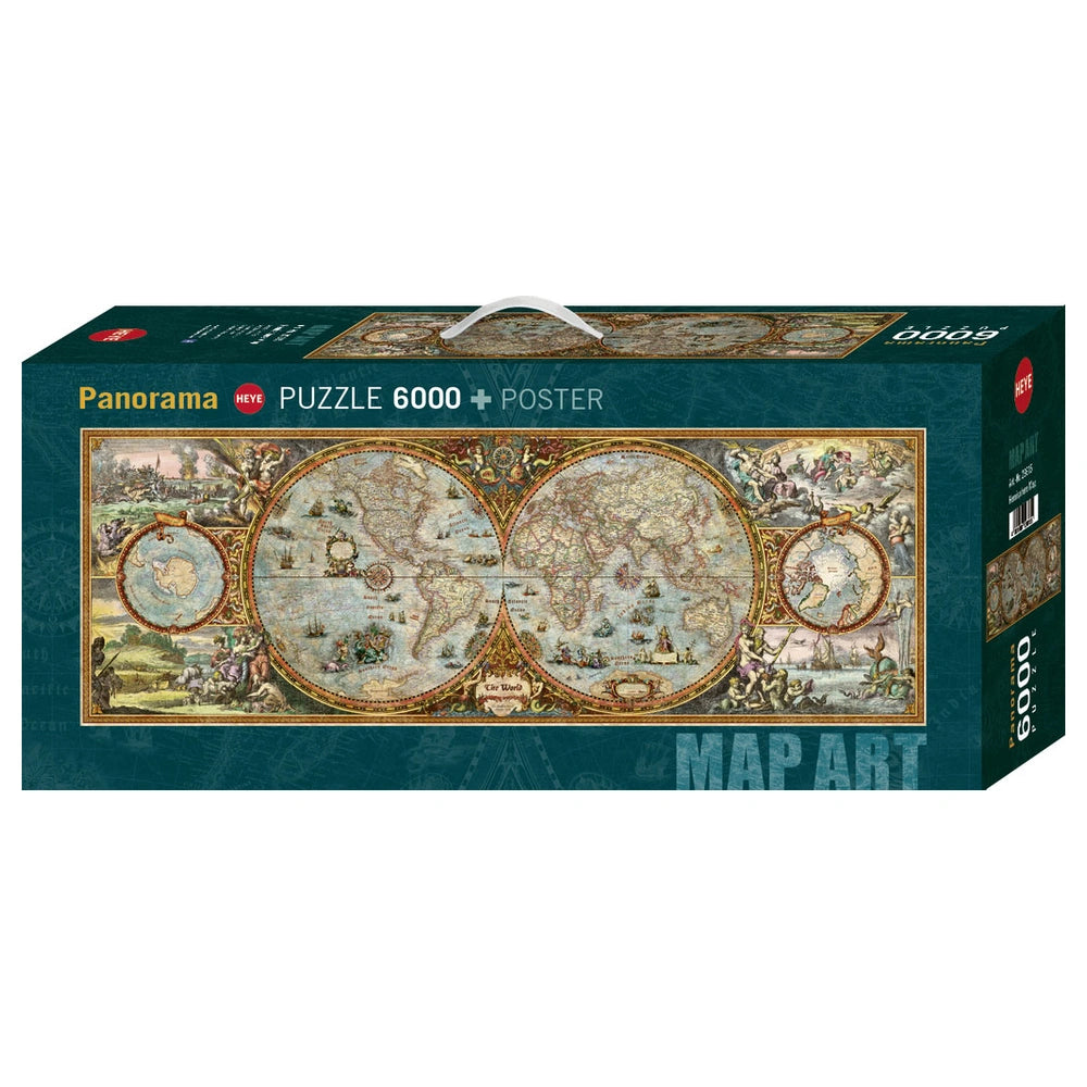 Heye - Hemisphere Map Puzzle - Puzzles - 14 - HEY29615