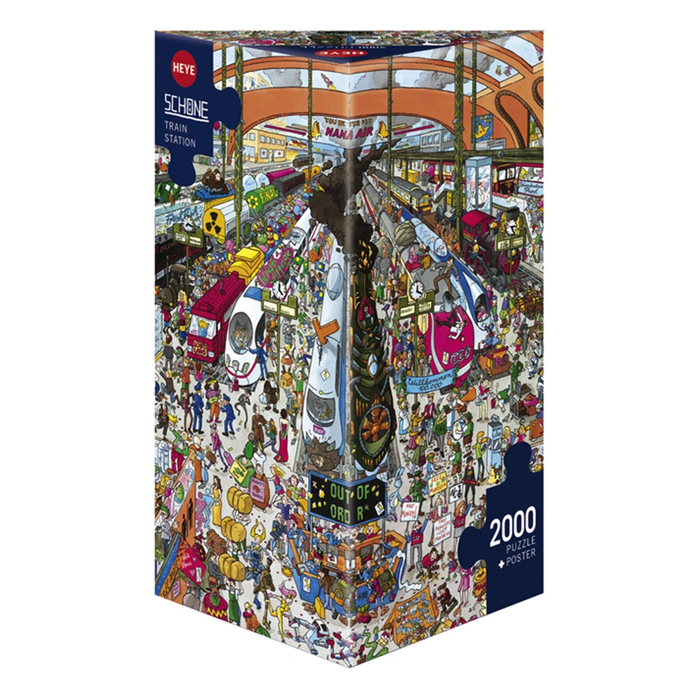 Heye - Puzzle Stazione Ferroviaria - Puzzles - 14 - HEY29730