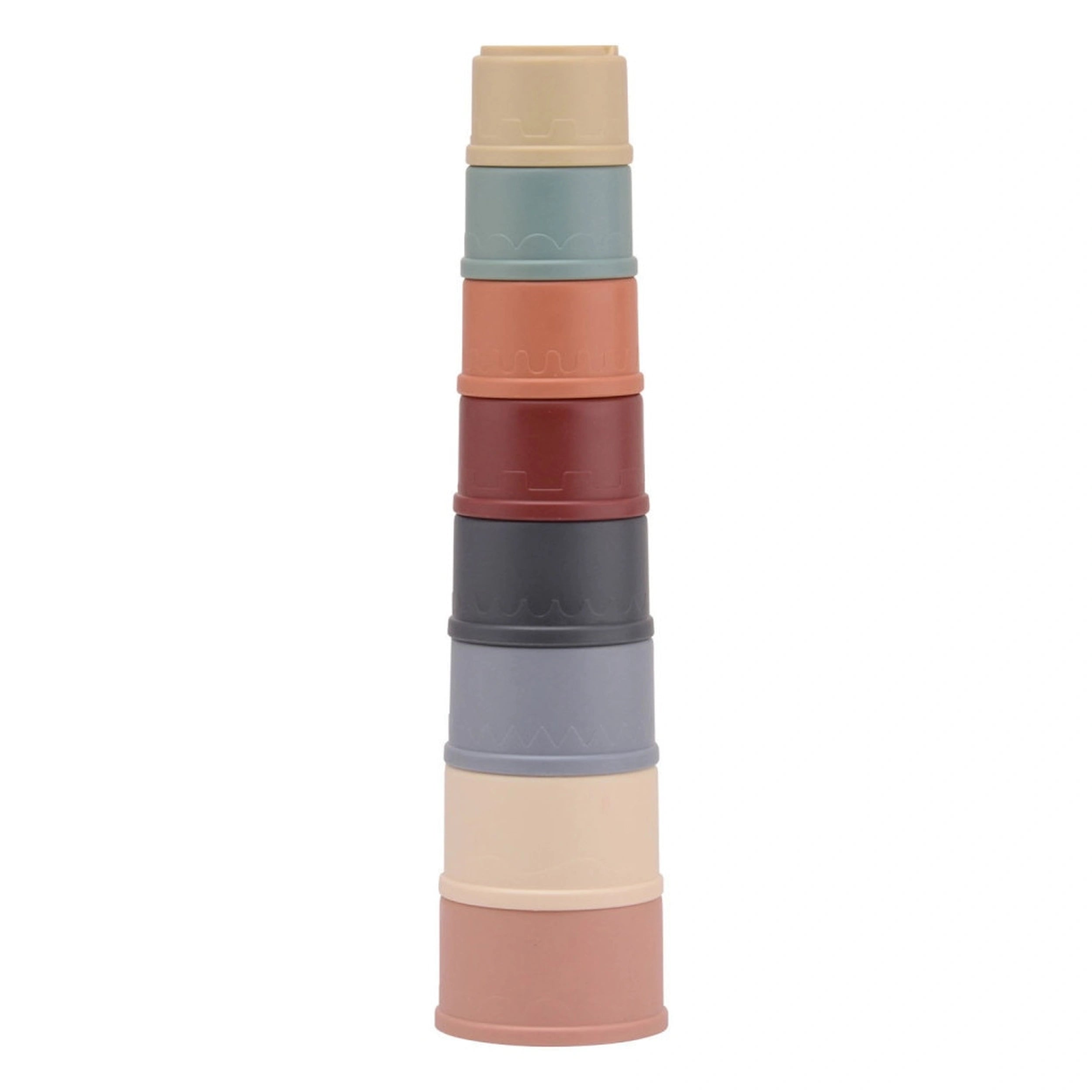 Johntoy - Bio Plastic Stackable Cups - Sorting & Stacking Toys