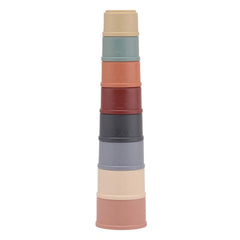 Johntoy - Bio Plastic Stackable Cups - Sorting & Stacking Toys