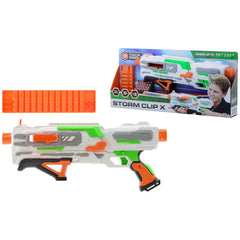 Johntoy - Tack Pro Storm Clip X With 2 Clips And 24 Darts 50Cm - Outdoor Play Equipment