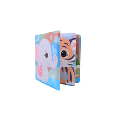Johntoy - The Wooden Wildies Family Bath Book In Box - Bath Toys