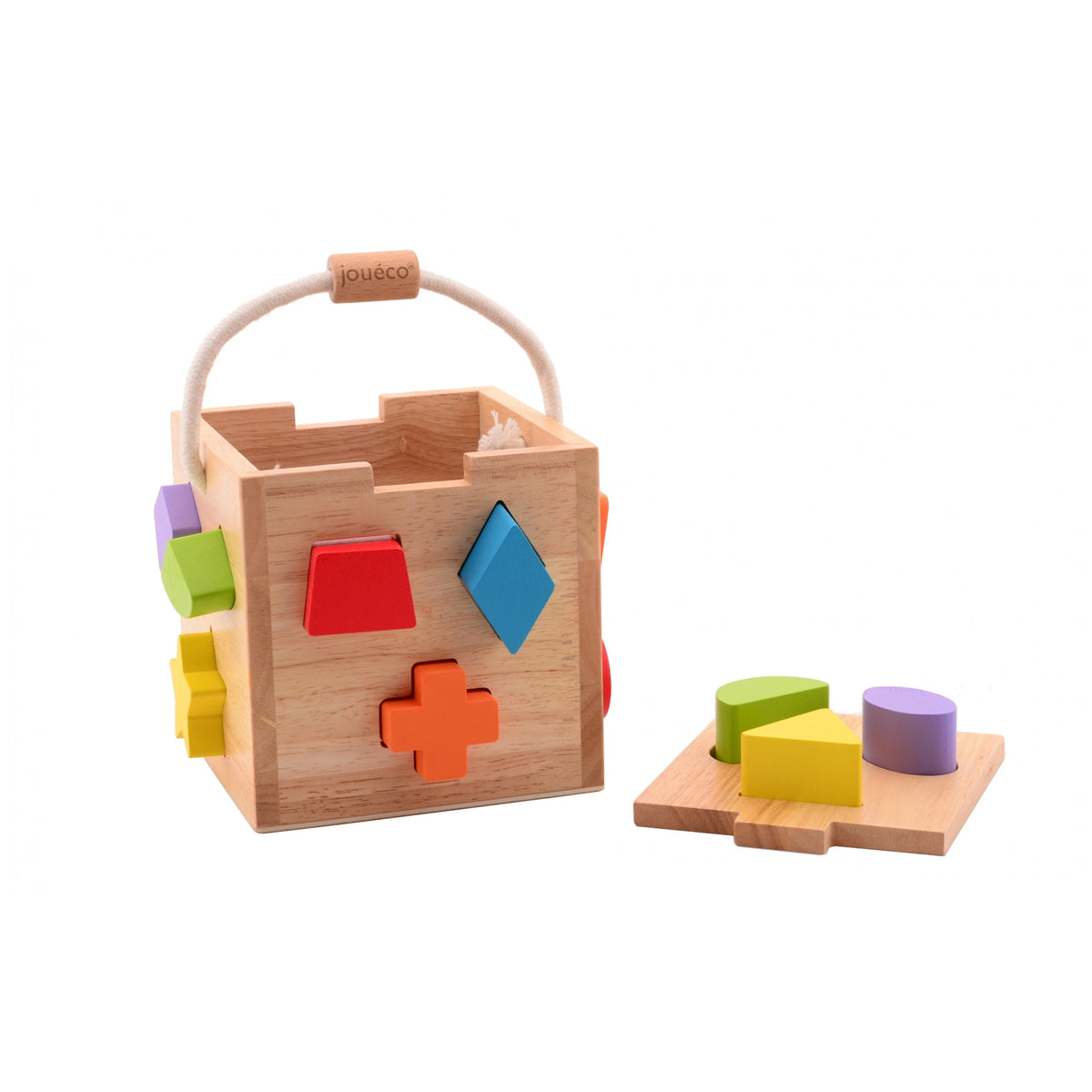 Johntoy - Wooden Shape Sorter Set - Baby Activity Toys