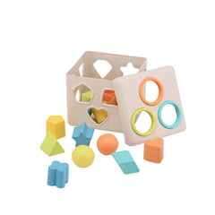 Joueco - Happy World Square Shape Sorter - Baby Activity Toys