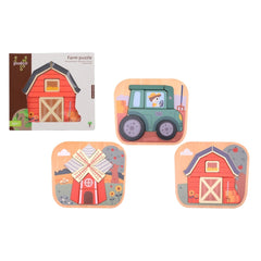 Joueco - Mini Wooden Farm Puzzle - Puzzles