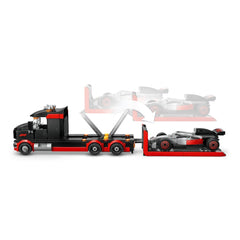 LEGO City F1 Display Truck with Audi F1 Race Car (60493) - 508 Pcs Racing Set - Age: +7 - Construction Set Toys