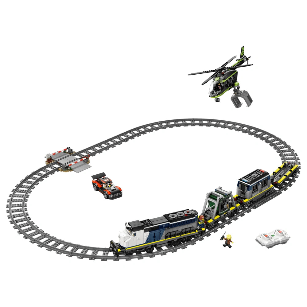 LEGO City Police Train Heist (60508) - 1313 Pcs Powered Up Electric Train Set - Age: +7 - Construction Set Toys