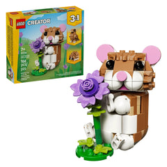 LEGO - Creator 3 en 1 Hamster Mignon avec une Fleur - Jouets de Construction