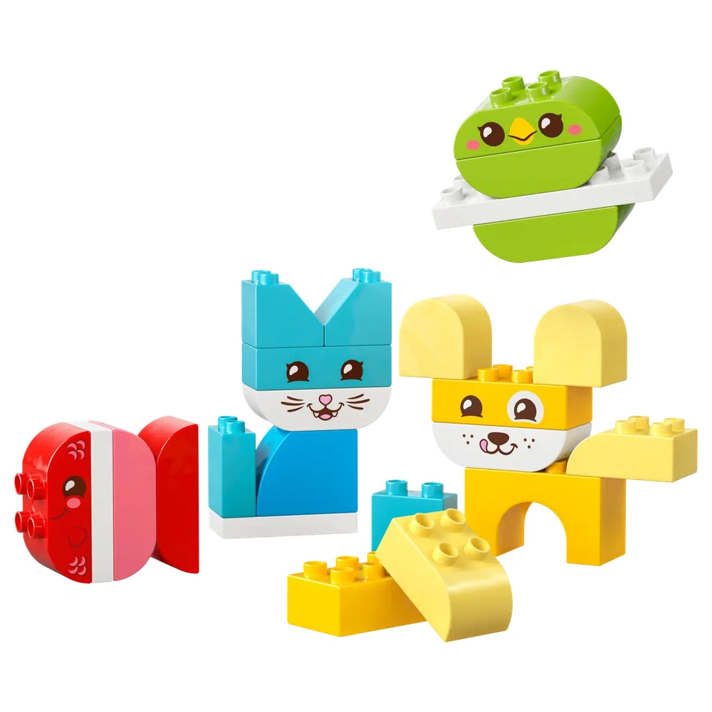 LEGO - DUPLO 3 en 1 Animaux de Compagnie Créatifs et Mignons - Jouets de Construction