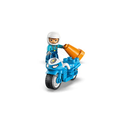 LEGO - DUPLO Blue Police Motorcycle - Construction Set Toys - 10471