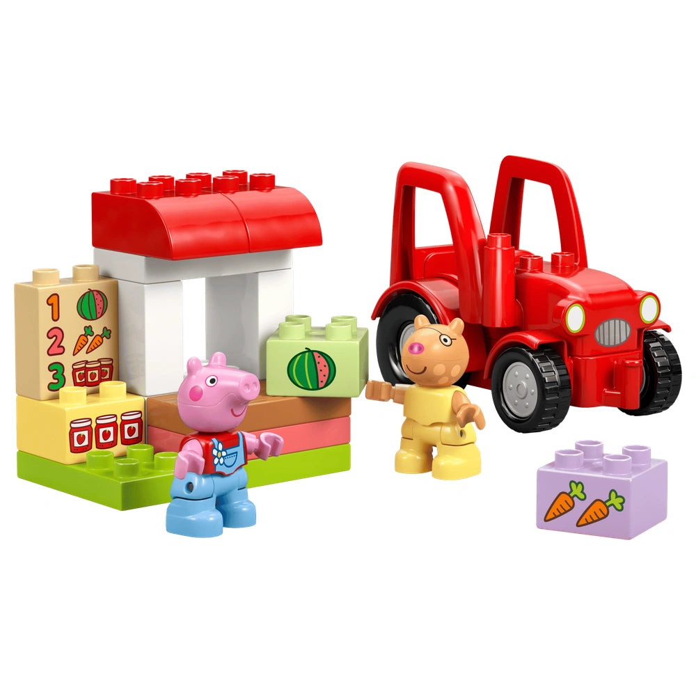 LEGO - Bau Set - DUPLO Peppa Pig Traktor - 18+ Monate - 18 Teile