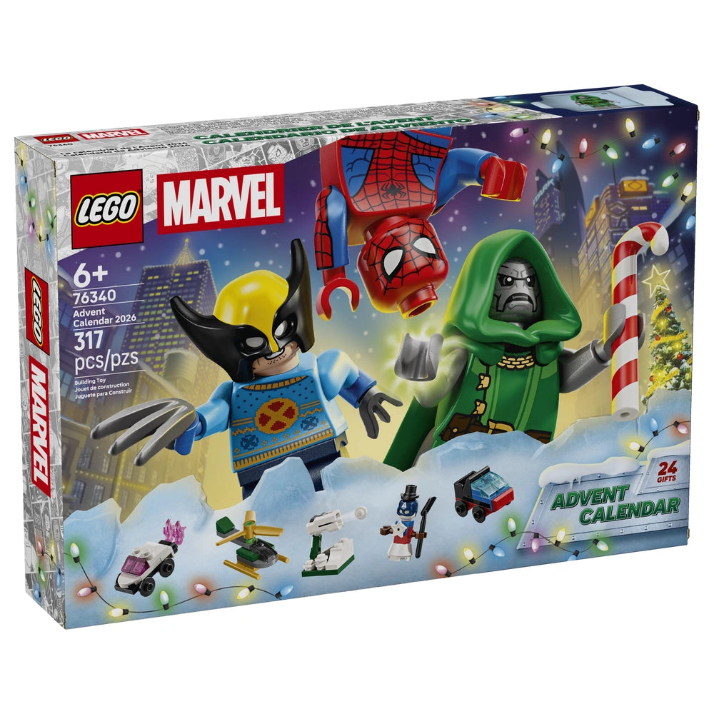 LEGO - Marvel Advent Calendar 2026 - Construction Set Toys 317 Pcs Age +6 - 76340