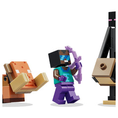 LEGO - Voyage au Portail du Nether et de l'End - Ensemble de Jouets de Construction