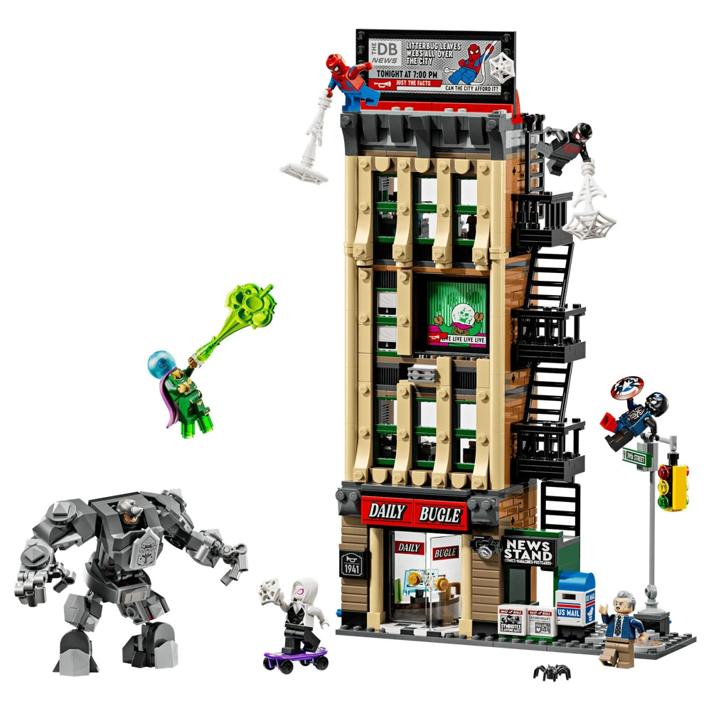LEGO - Spider-Man gegen Mysterio Der Daily Bugle - Baukasten Spielzeug