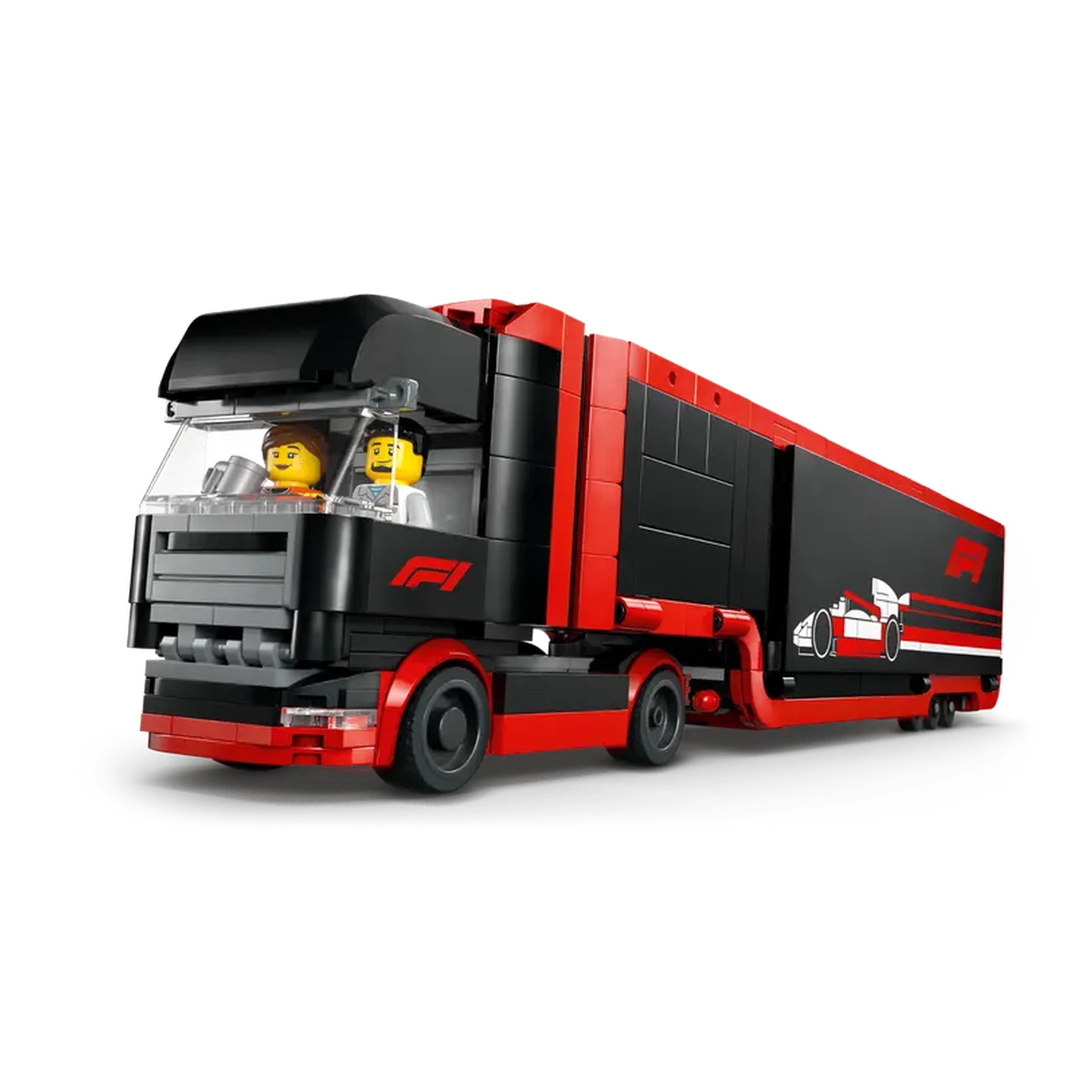 Lego - City - F1 Truck with RB20 & AMR24 F1 Cars - Construction Set Toys