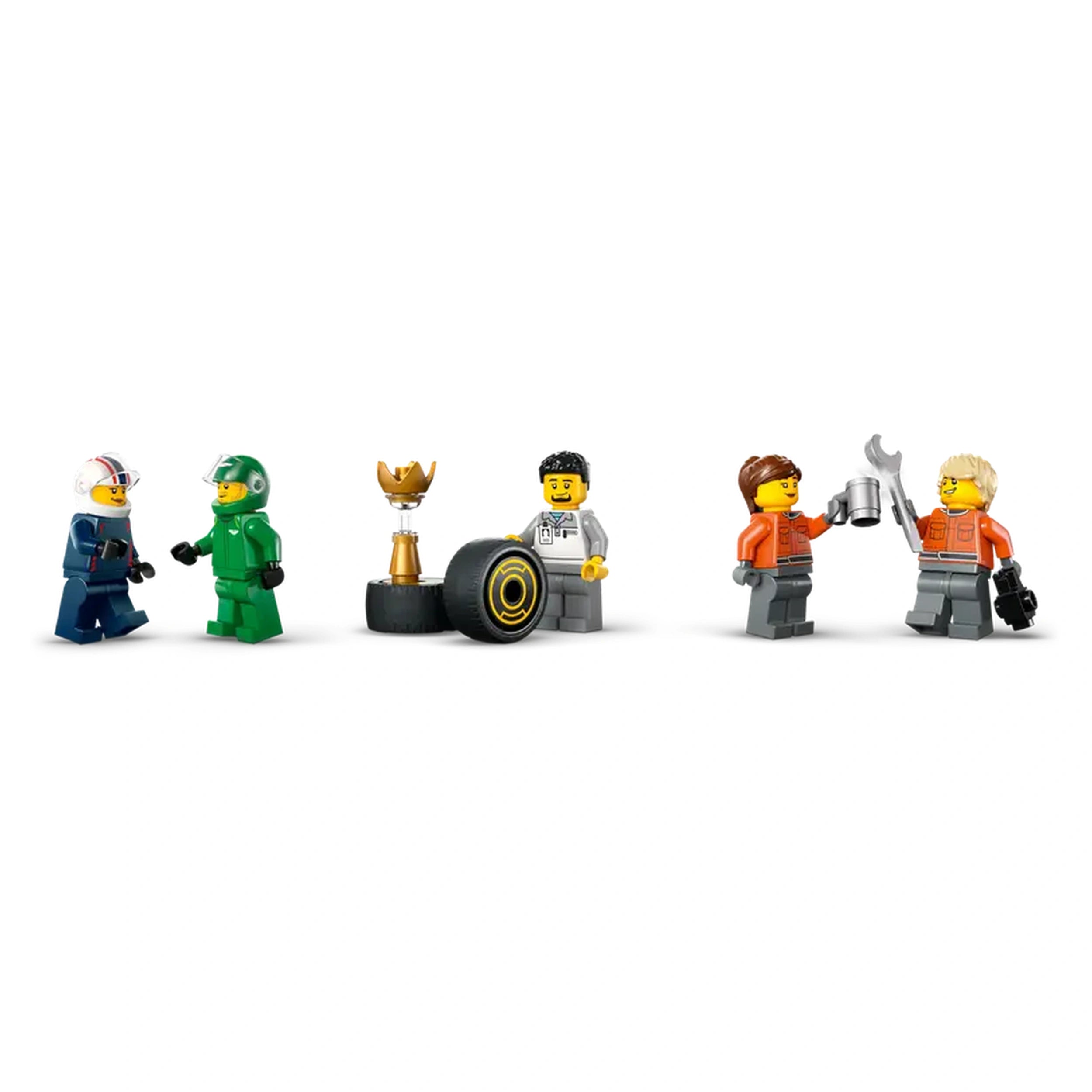 Lego - City - F1 Truck with RB20 & AMR24 F1 Cars - Construction Set Toys