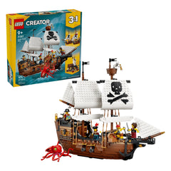 LEGO - Creator 3 En 1 Bateau Pirate Iconique - Jouets de Construction - +9 - Aventure - 72031387