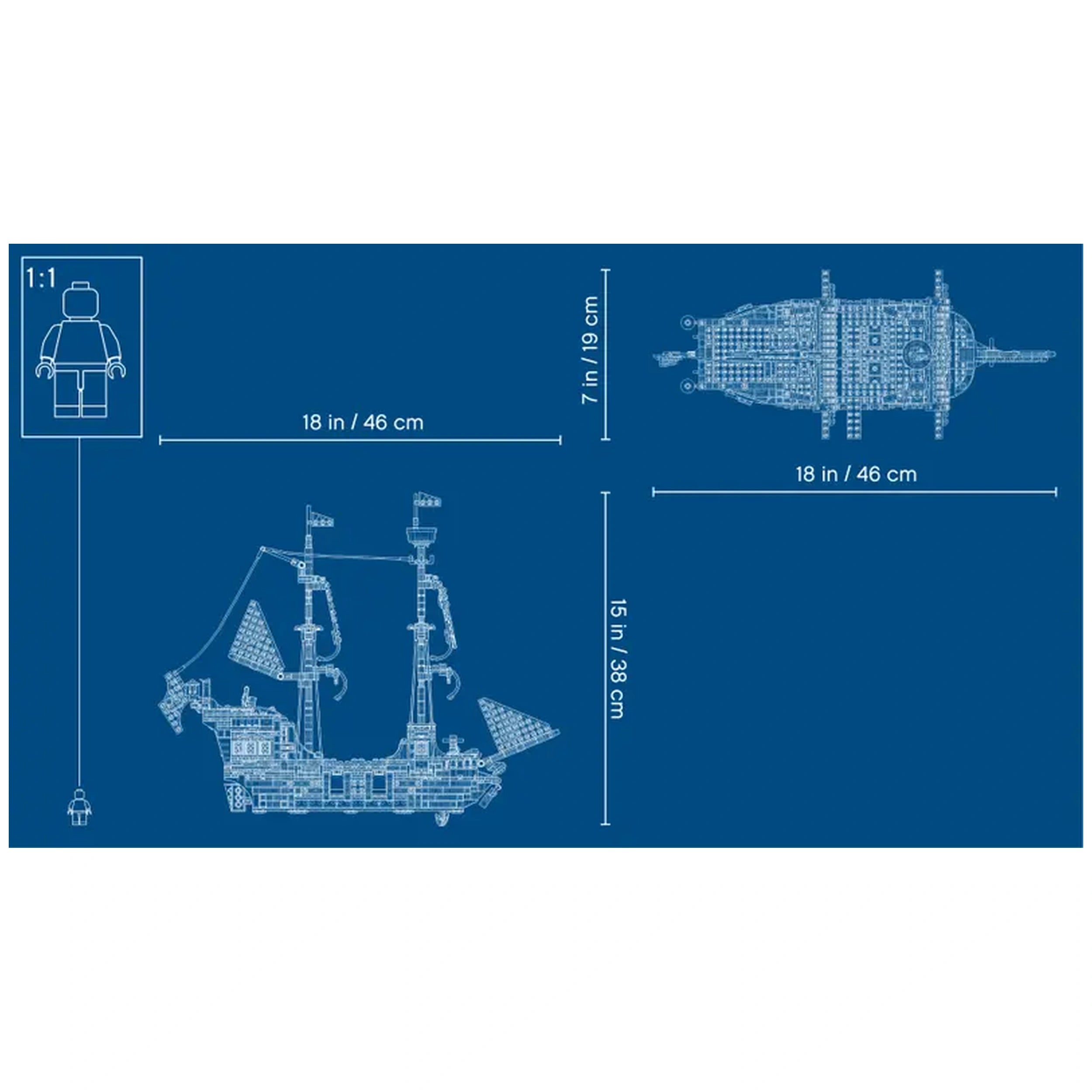 Lego - Creator 3 in 1 - Pirate Ship - Construction Set Toys