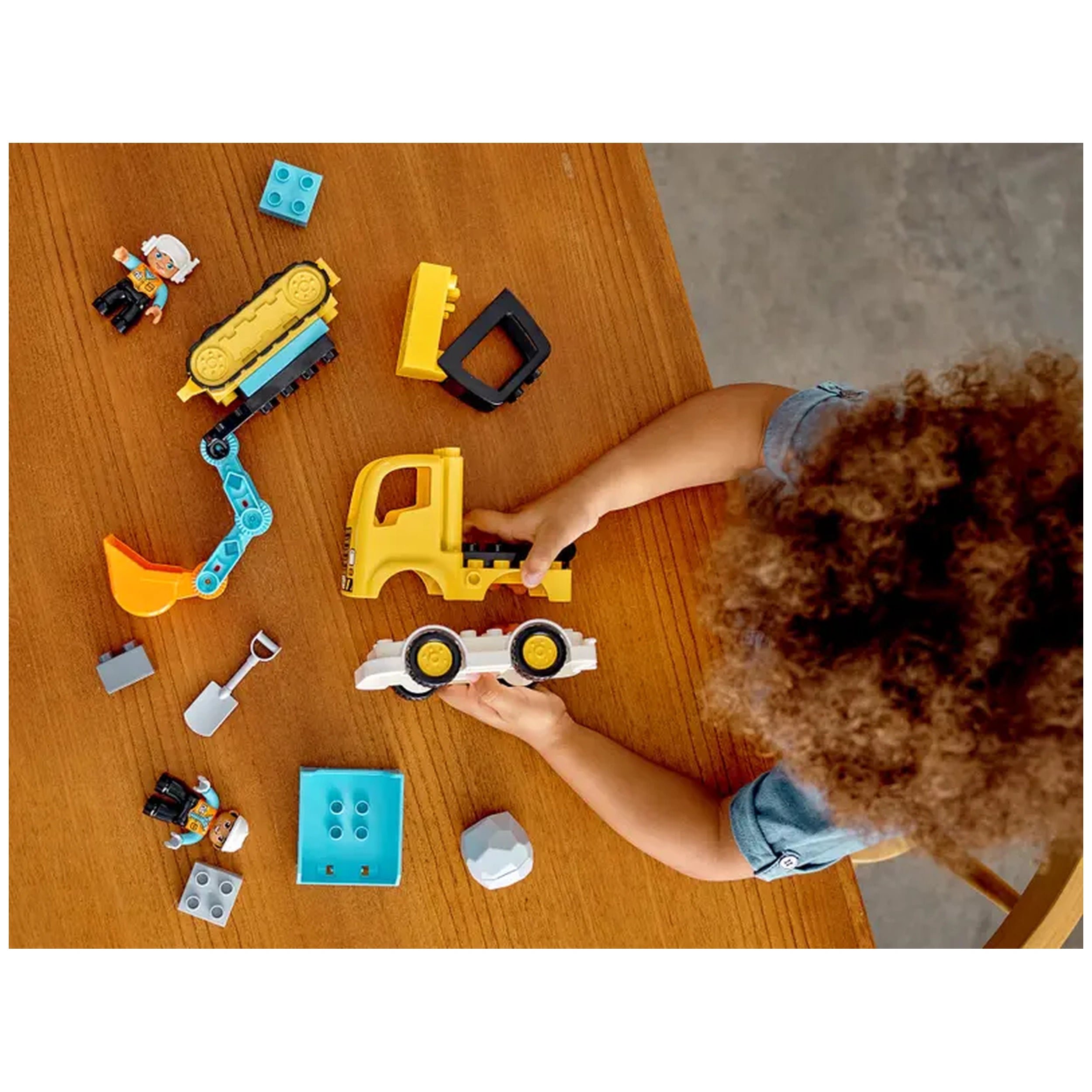 Lego - Duplo - Truck & Tracked Excavator - Construction Set Toys