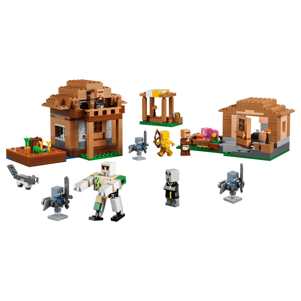 LEGO - Minecraft Evoker Village Attack - Jouets de Construction - +9 - Cadeau - 72021596