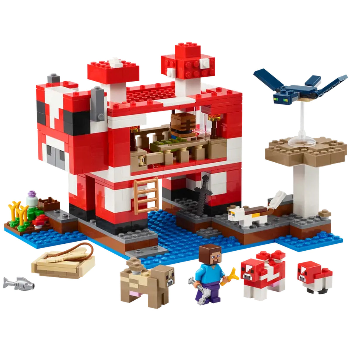 Lego - Minecraft - The Mooshroom House - Construction Set Toys