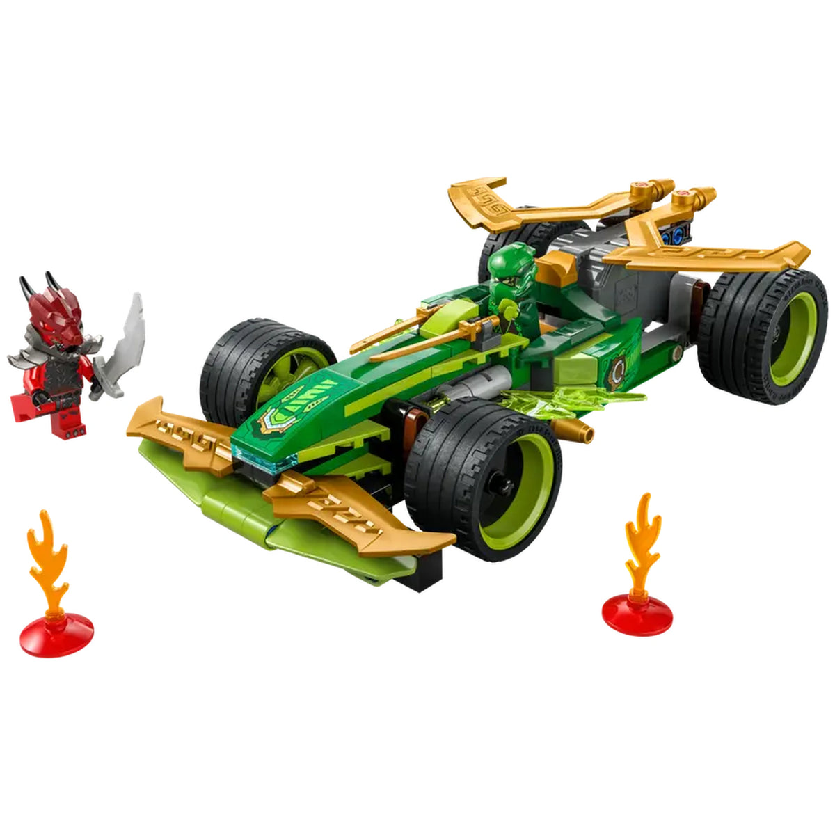 Lego - Ninjago - Lloyd's Pull-Back Race Car - Construction Set Toys
