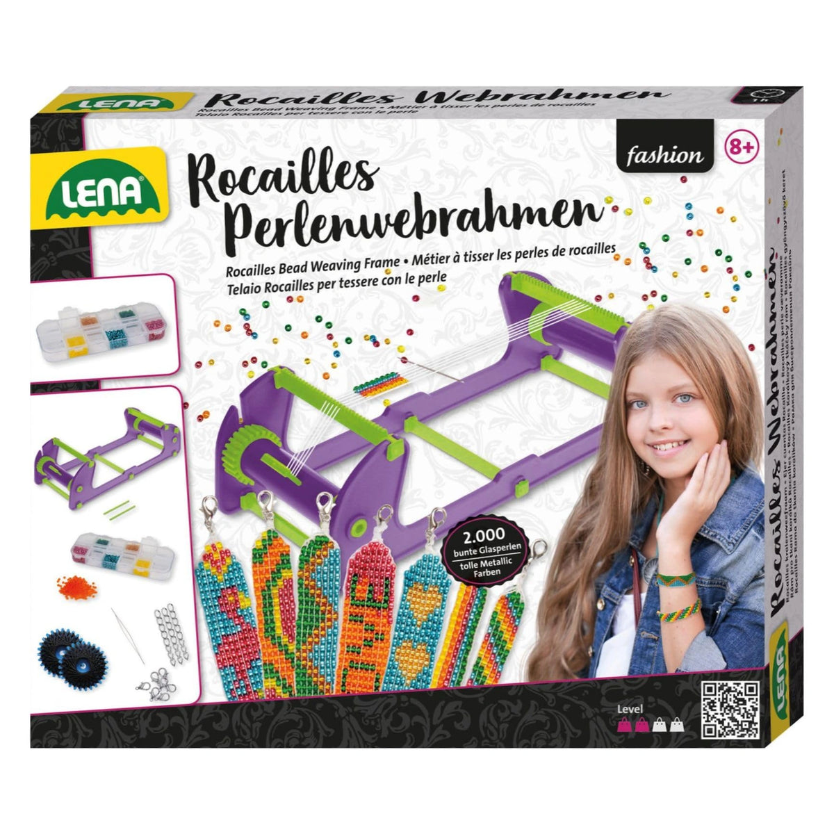 Lena - Rocailles beadweaving frame Box - Arts & Crafts