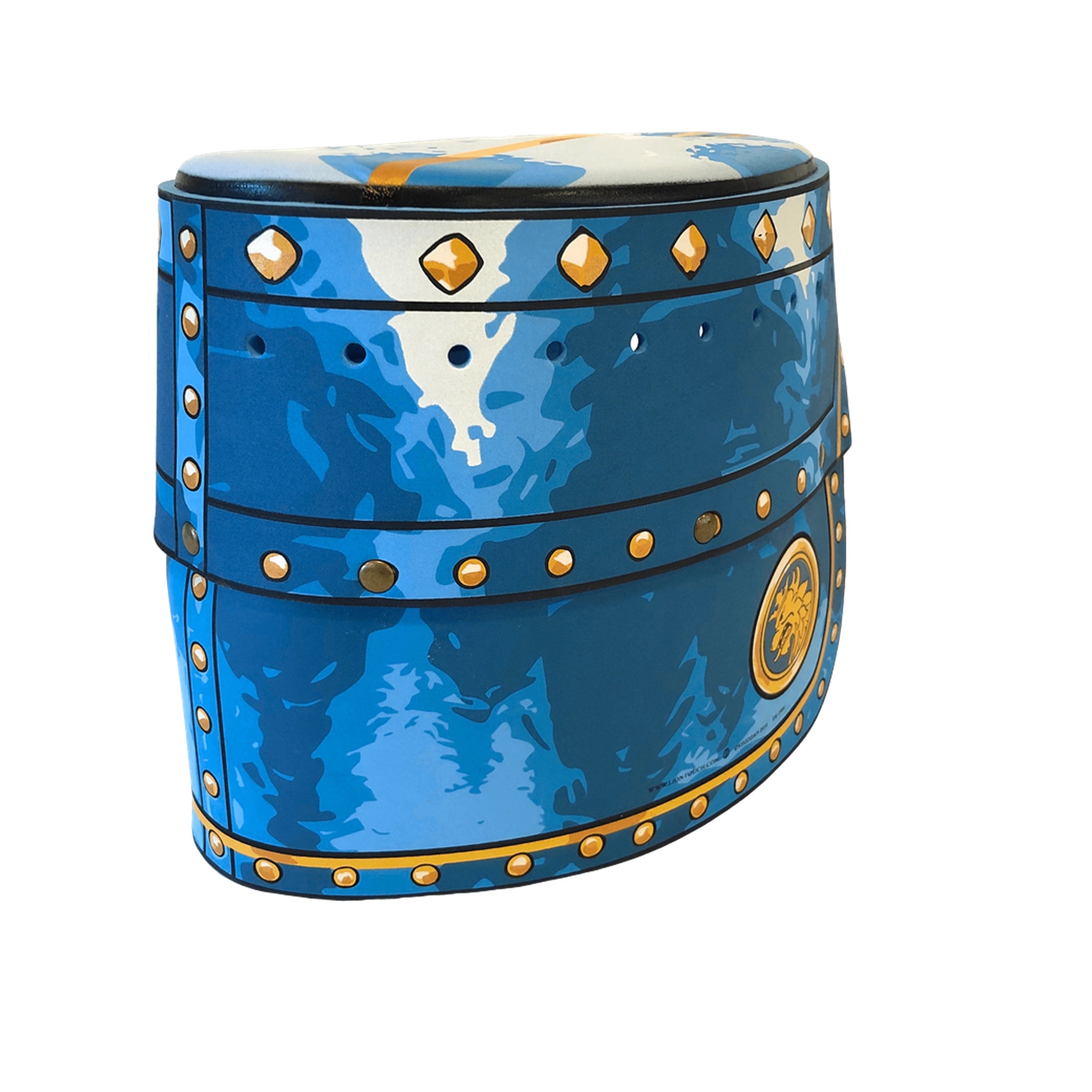 Liontouch - Knight Helmet · Blue - The Noble Knight Line - Pretend Professions & Role Playing