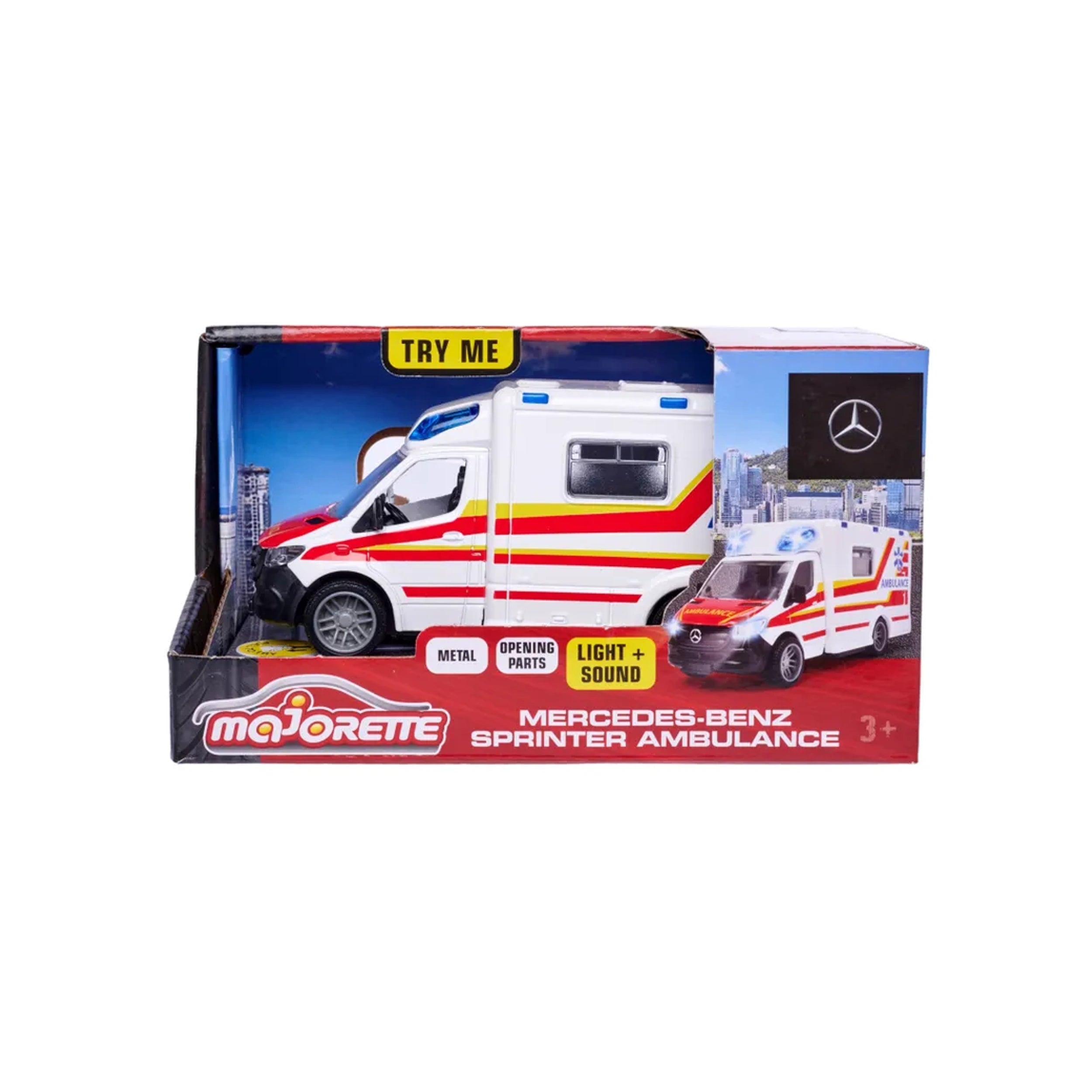 APPYTOYS Majorette Mercedes-Benz Ambulance Toy Car