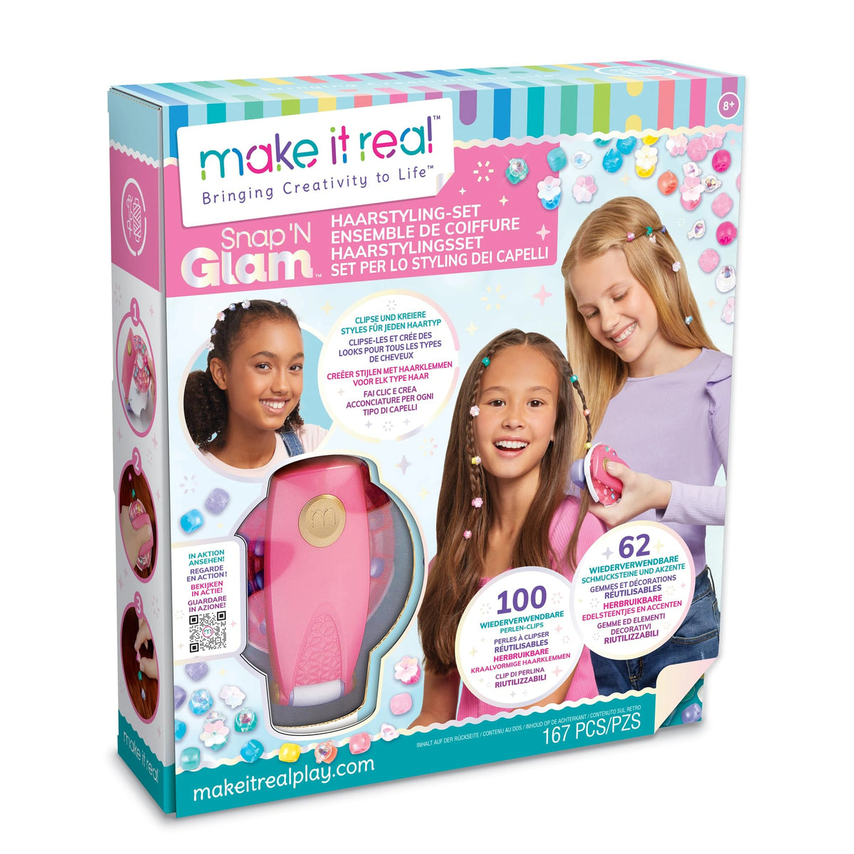 Make it Real - Hair Styling Set - Toy Playsets
