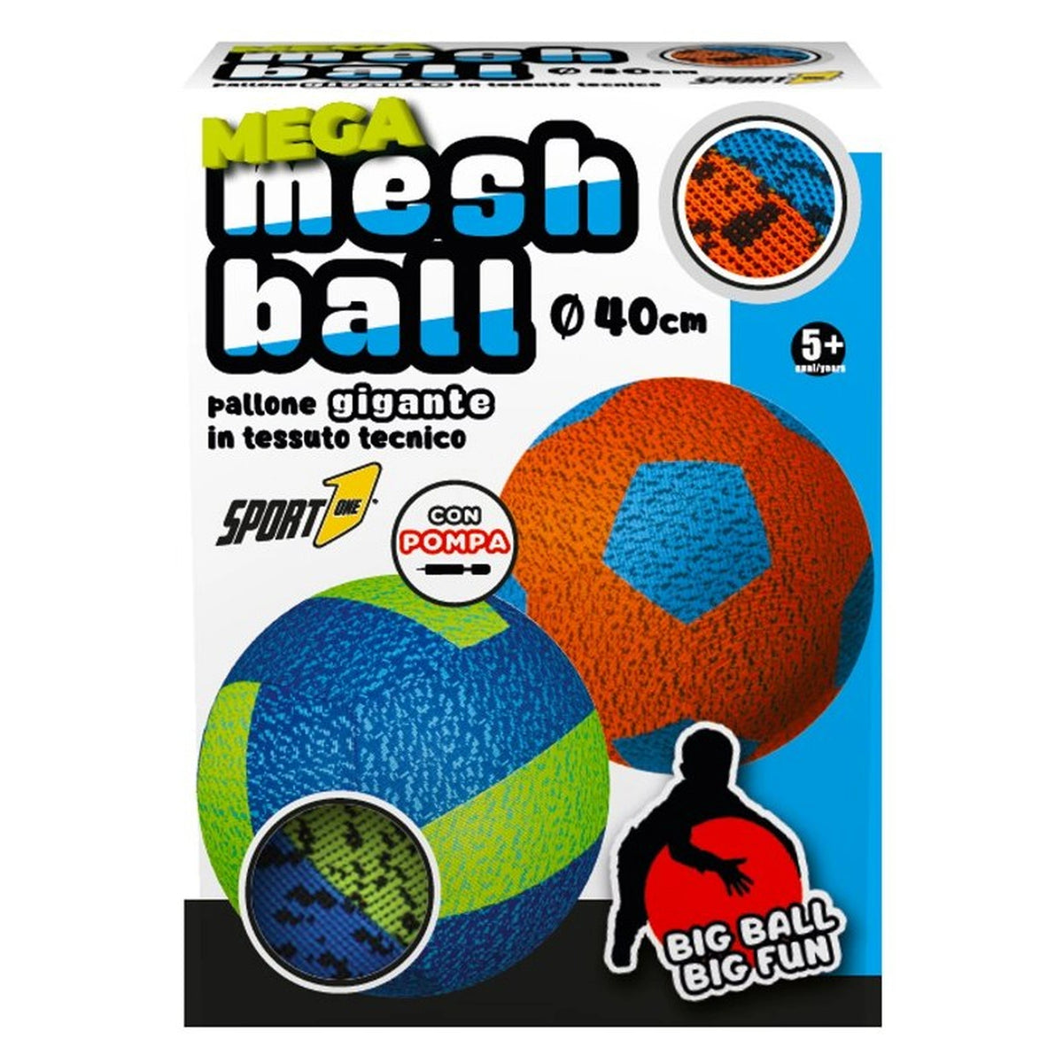 Mandelli - Balle Mega Mesh 40 cm - Jouets de Sport