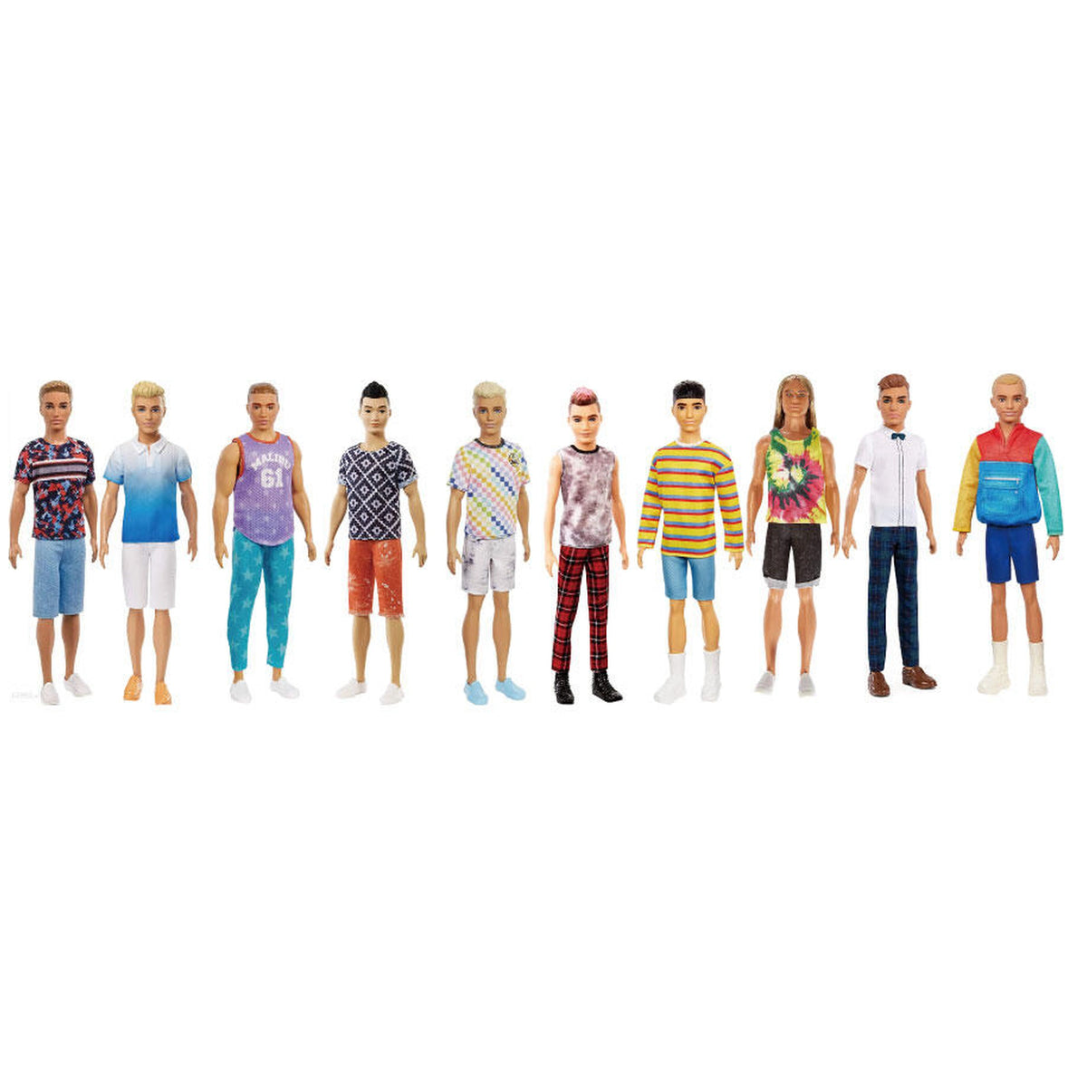 Mattel - Barbie Fashionista Ken - Poupées Ensembles de Jeu Figurines