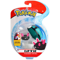 JAZWARES - Pokémon Clip N Go Figure and Poké Ball - Action & Toy Figures