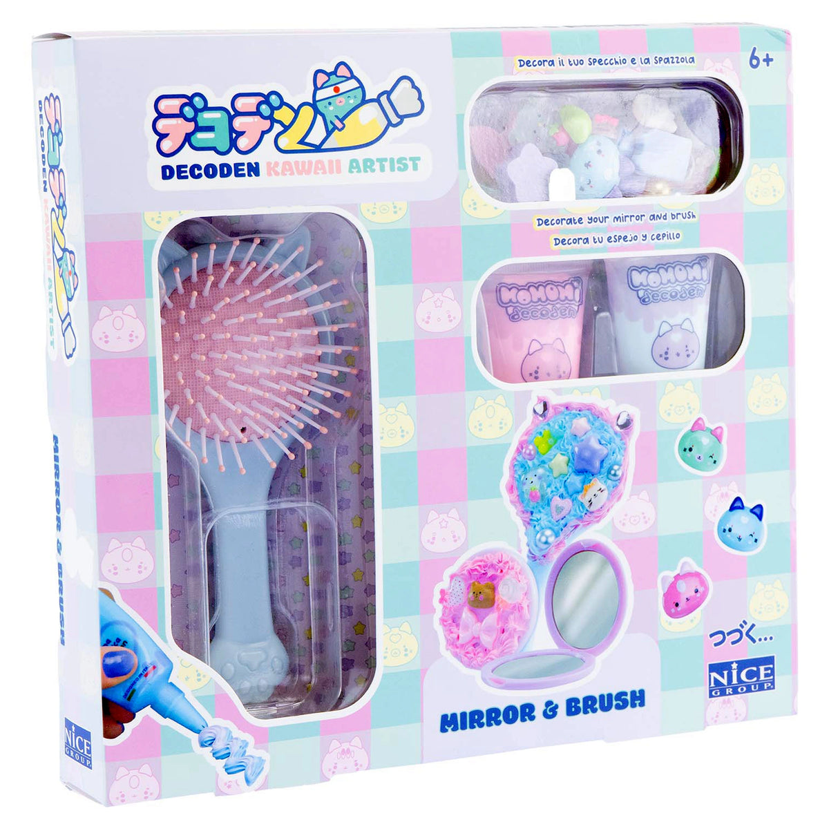 Momomi - Decoden Kawaii Artist Creamy Mirror and Brush - Arts & Crafts