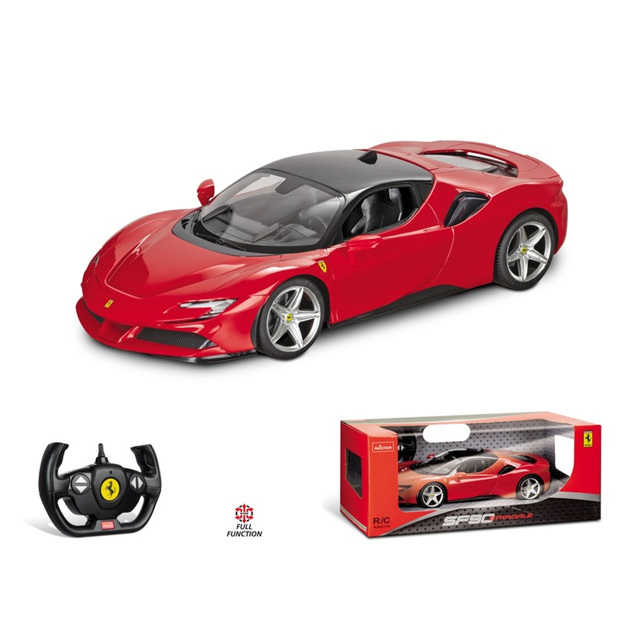 Mondo - Ferrari SF 90 Radio-Controlled 2.4 GHz 1:14 Full Function - Play Vehicles