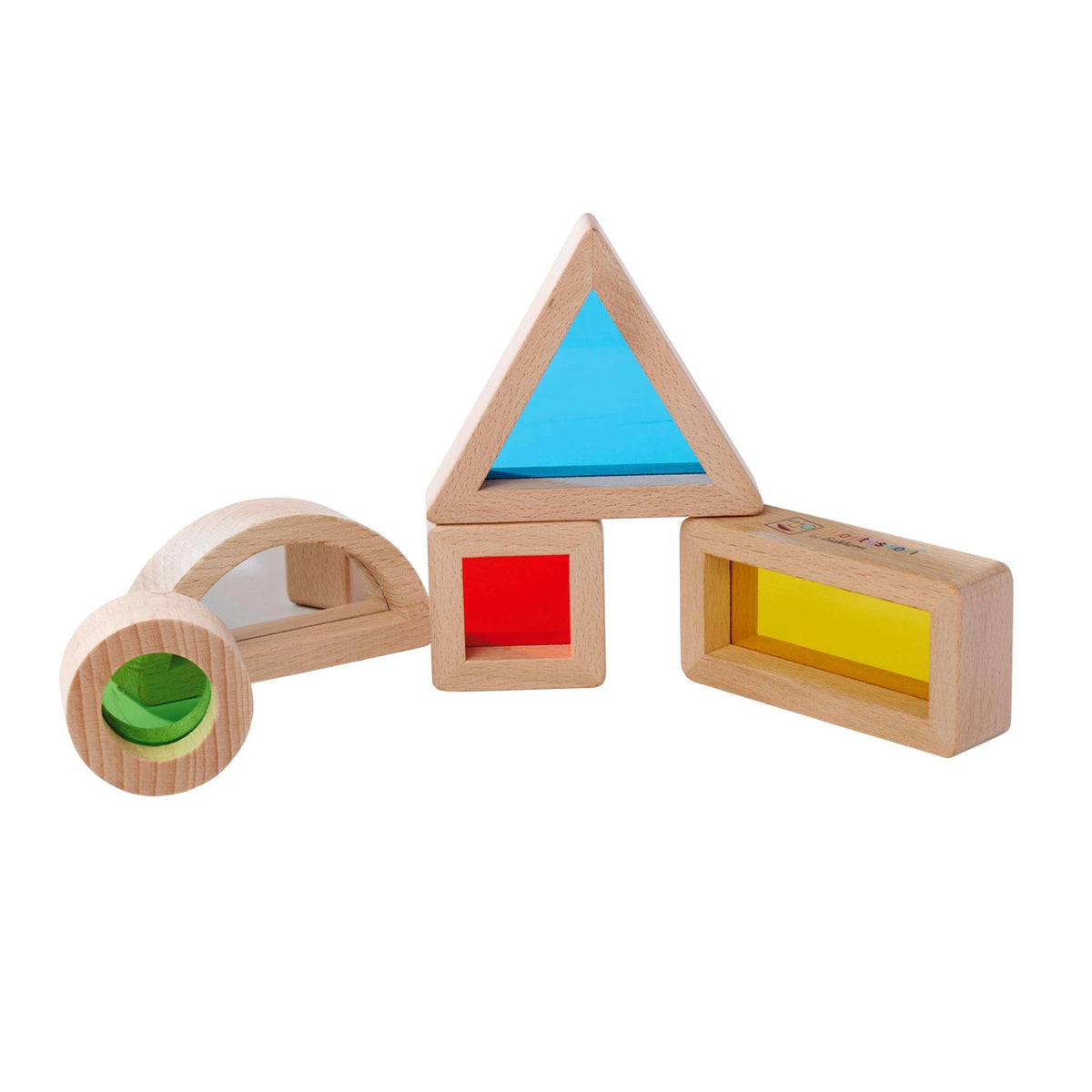 Montessori - Ensemble de Blocs de Construction pour Fenêtres - Jouets Éducatifs