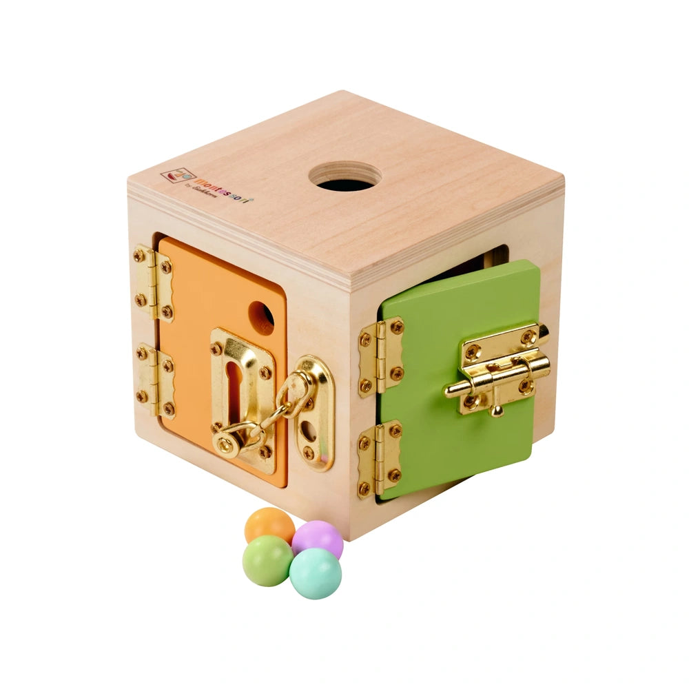 SIMBA - Montessori by Eichhorn Multi - Activity Learning Cube - Educatief Speelgoed - 3 Jaar - 58701332