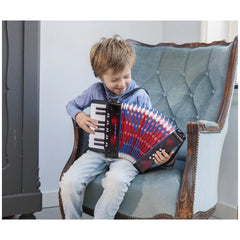 New Classic Toys - Accordion With Music Book - Black - Musical Instruments