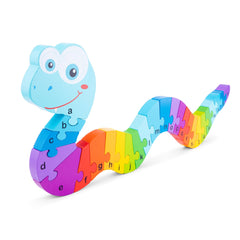 New Classic Toys - Alphabet Puzzle - Schlange - Lernspielzeug