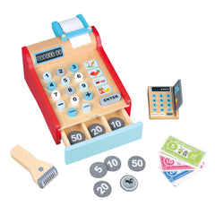 New Classic Toys - Cash Register - Red - Pretend Professions & Role Playing