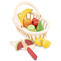 New Classic Toys - Cuttingset - Fruit Basket - Pretend Professions & Role Playing