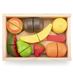 New Classic Toys - Cuttingset - Fruit Box - Pretend Professions & Role Playing
