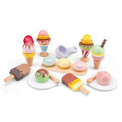 New Classic Toys - Ice Cream Set (25Pcs) - Pretend Professions & Role Playing