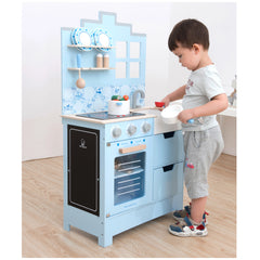 New Classic Toys - Kitchenette - Delft Blue - Pretend Professions & Role Playing
