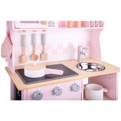 New Classic Toys - Kitchenette - Modern - Electric Cooking - Pink - Pretend Professions & Role Playing
